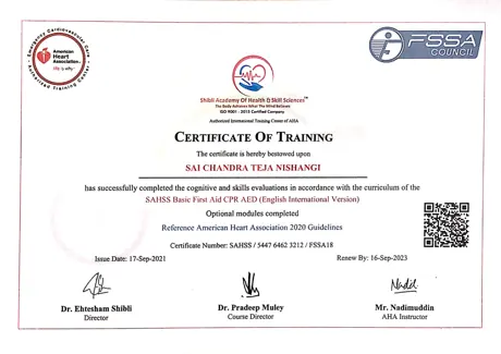 Certificate 13