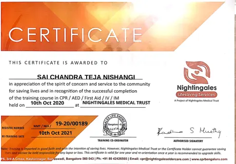 Certificate 15